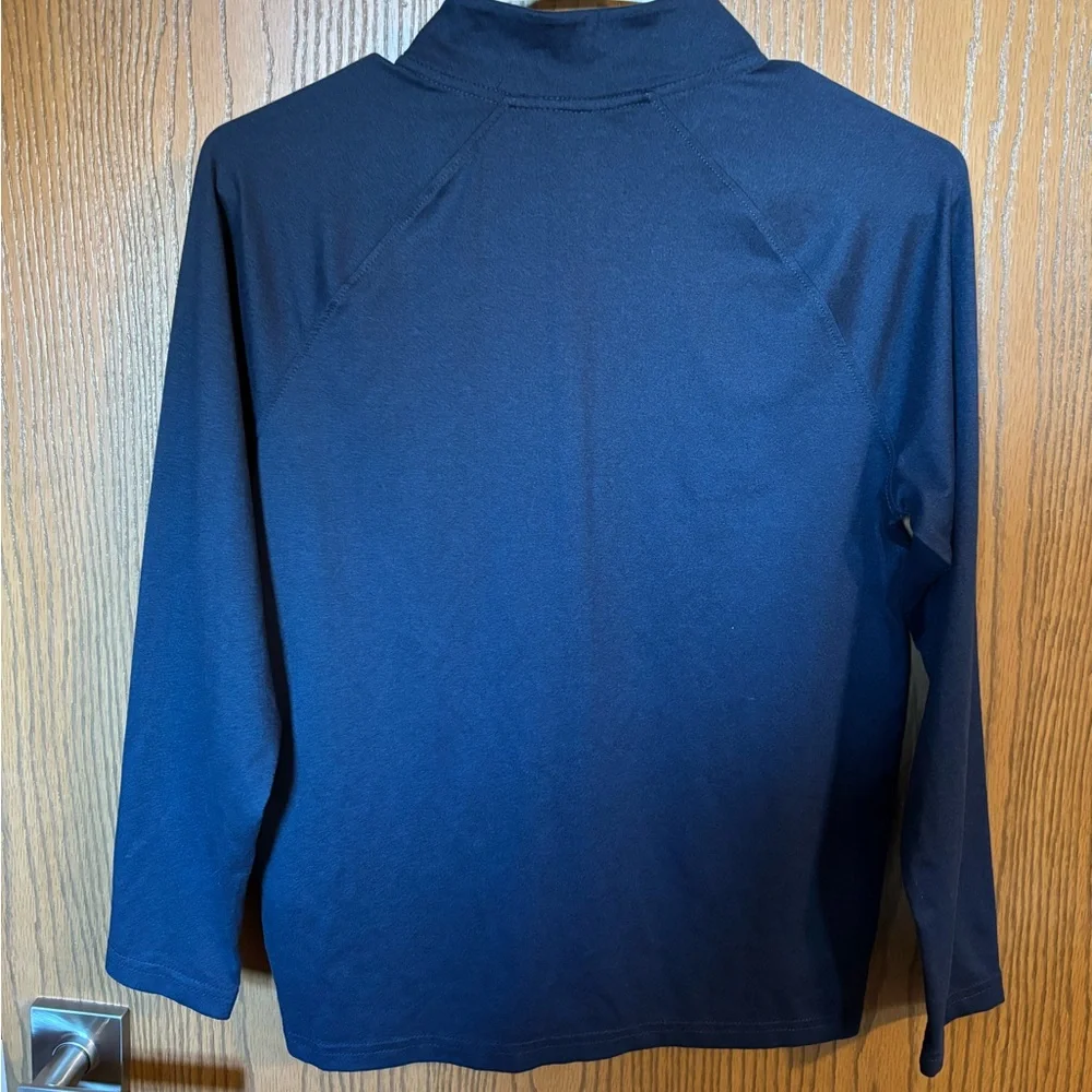Old Navy Active Navy Blue Lightweight Quarter Zip Shirt